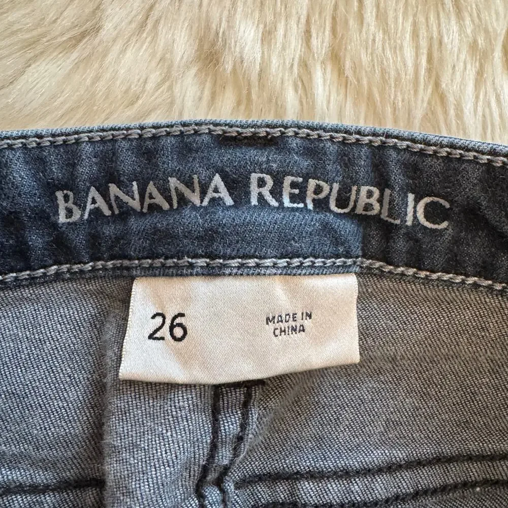 Banana Republic Blue Low Rise Skinny Denim Jeans 26